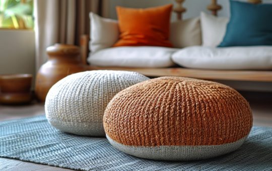 Différence entre pouf et coussin : un guide détaillé