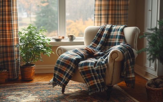 Pantalons écossais et rideaux : créer une ambiance élégante et rustique à la maison